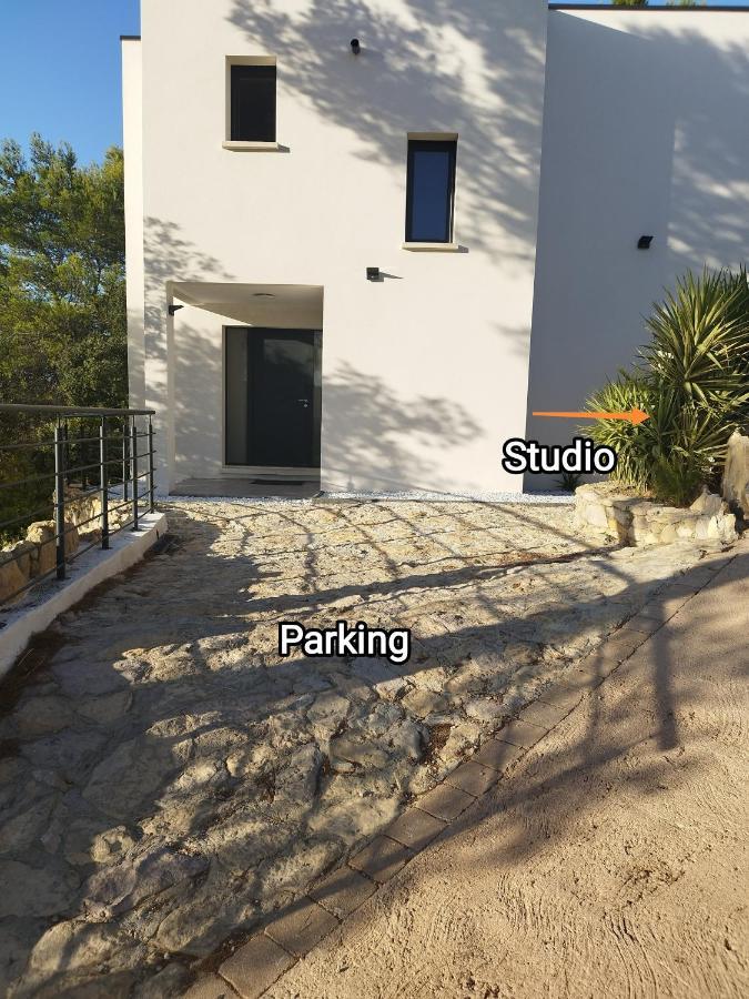 Studio Du Roc Des Garrigues Langlade Extérieur photo
