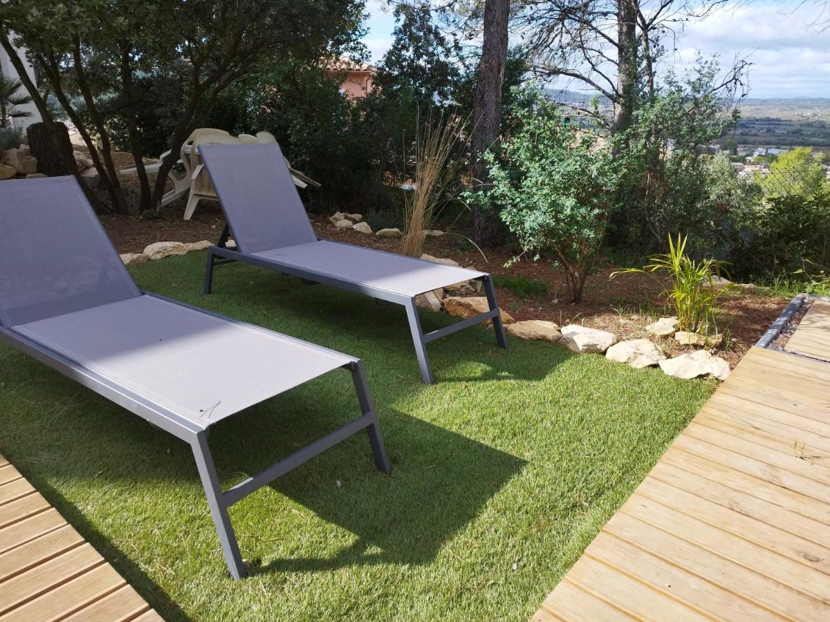 Studio Du Roc Des Garrigues Langlade Extérieur photo